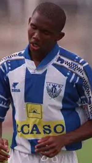 Eto'o, en su etapa en el Leganés.