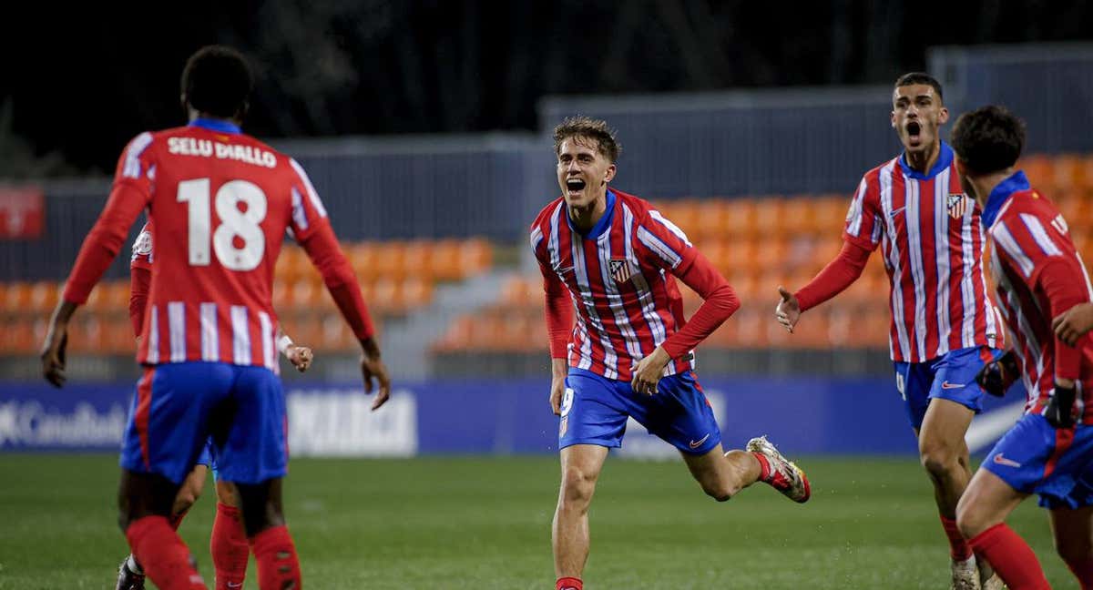 El equipo de Fernando Torres ganó sobre la bocina. /@AtletiAcademia