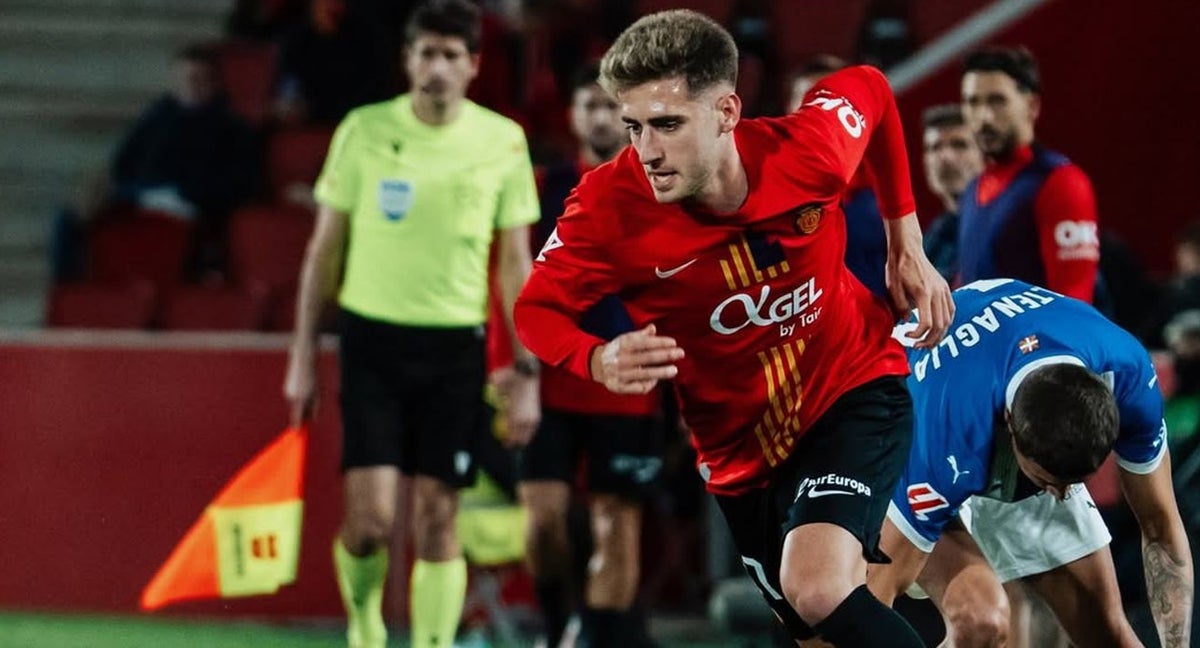 Robert Navarro, jugador del Mallorca.