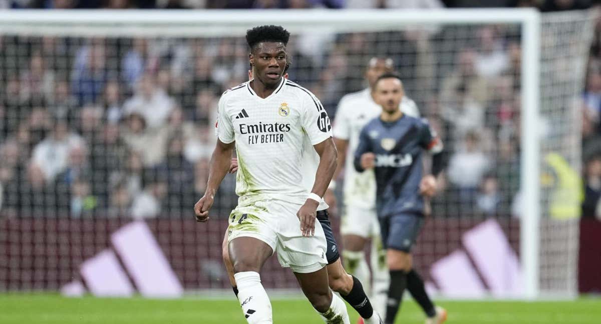 Tchouameni, durante el partido contra el Rayo Vallecano./EP