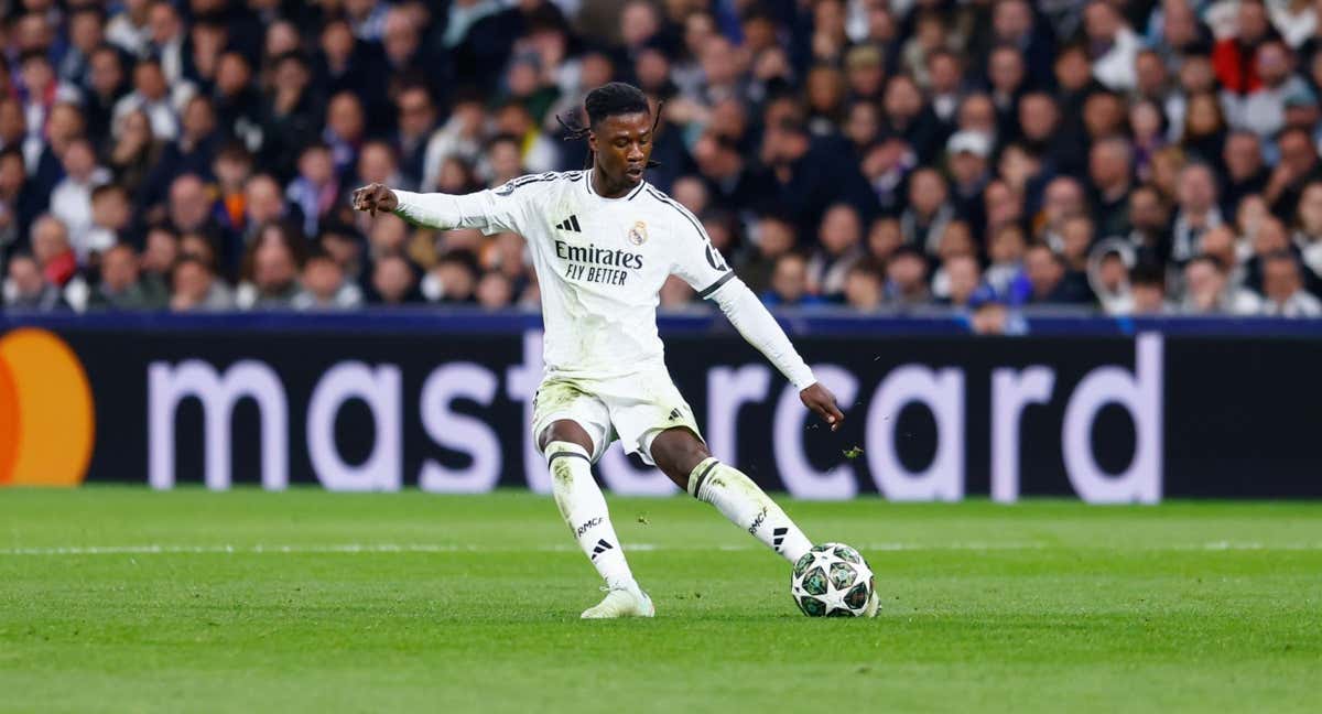 Eduardo Camavinga, durante el Real Madrid-Atlético de Champions./EP