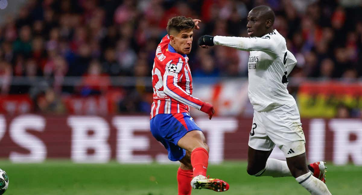 Mendy, en una jugada del partido. /EFE