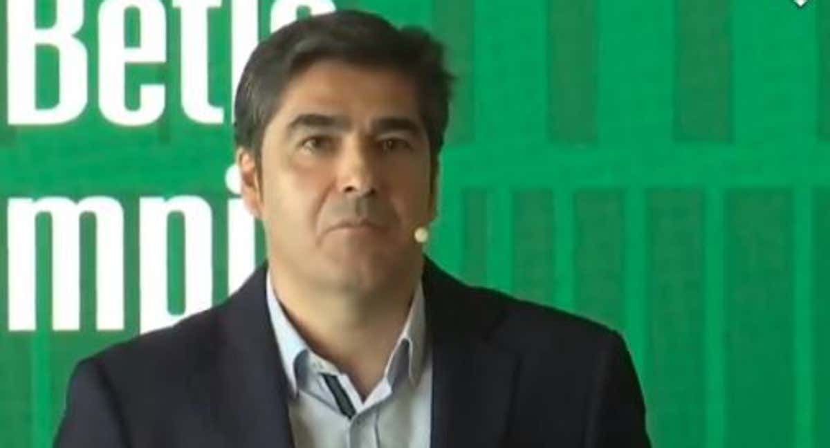 El presidente del Betis, Ángel Haro./