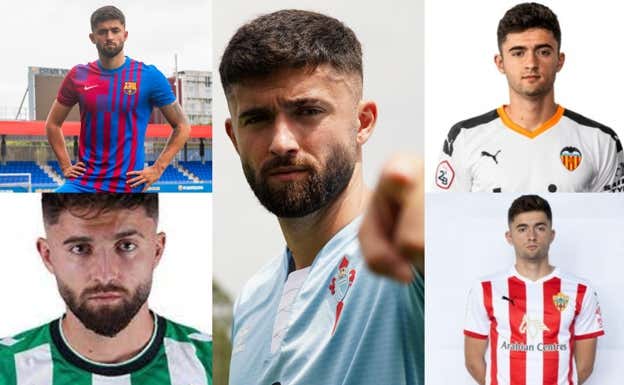 Jordi Escobar ya ha jugado partidos con cinco filiales. Relevo