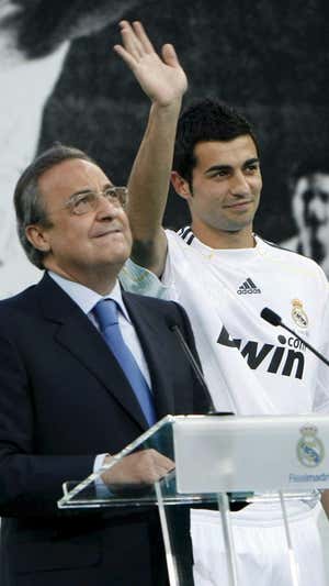 Albiol, en su presentación con el Real Madrid.