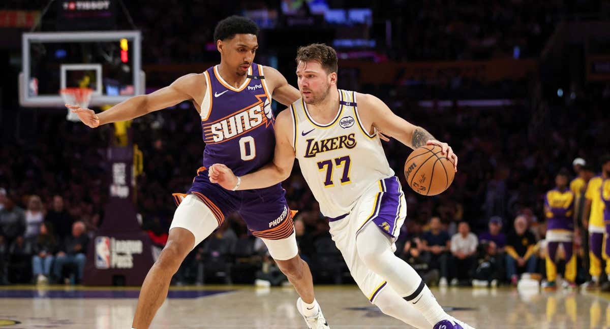 Doncic, durante el partido./AFP