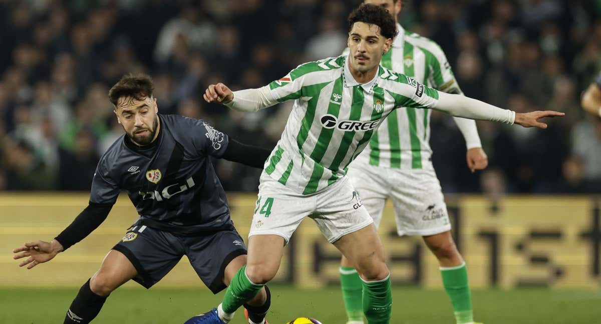 Cardoso, en un partido con el Betis./EFE