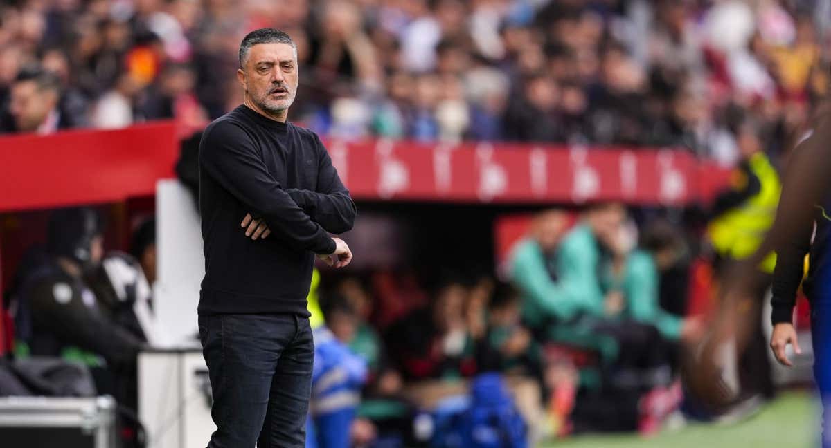 El entrenador del Sevilla, Xavier García Pimienta./EP