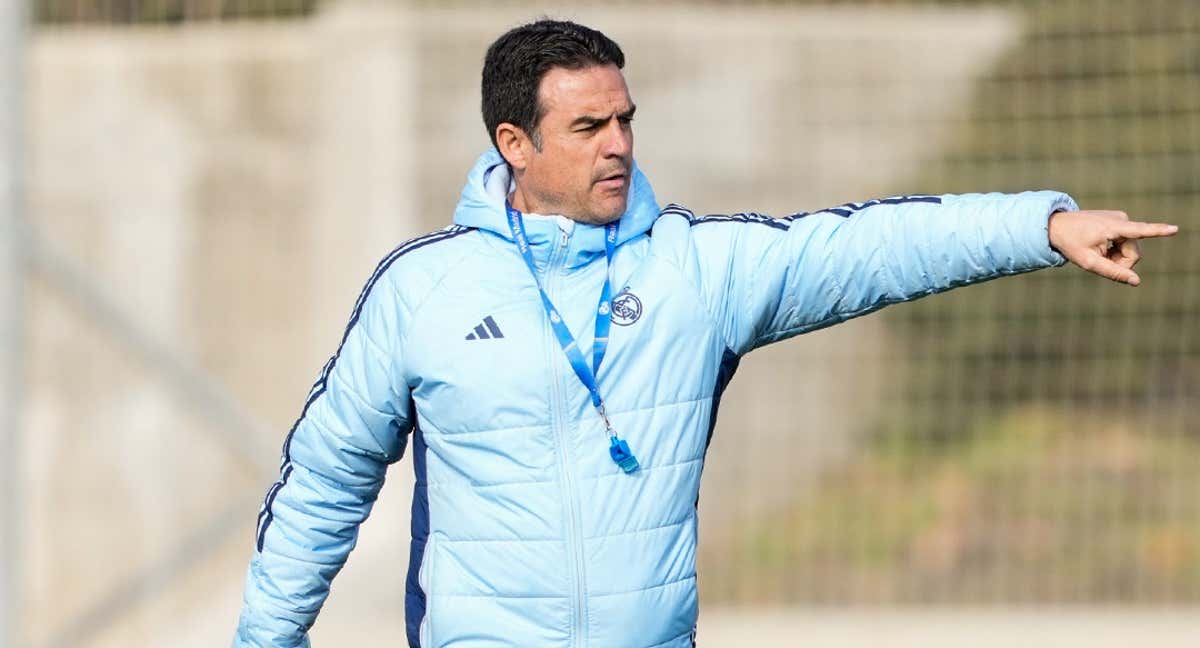 Alberto Toril durante un entrenamiento. /REAL MADRID FEMENINO