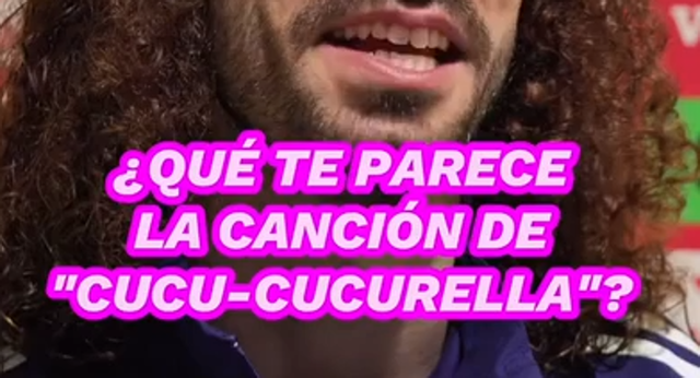 A Marc Cucurella siempre le perseguirá la canción viral antes de la Eurocopa.