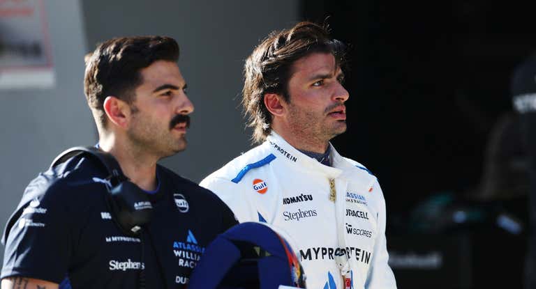 Carlos Sainz tras eliminarse en la SQ2.