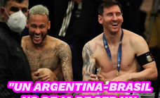 Messi y Neymar, ejemplo de lo que Scaloni quiere en el fútbol