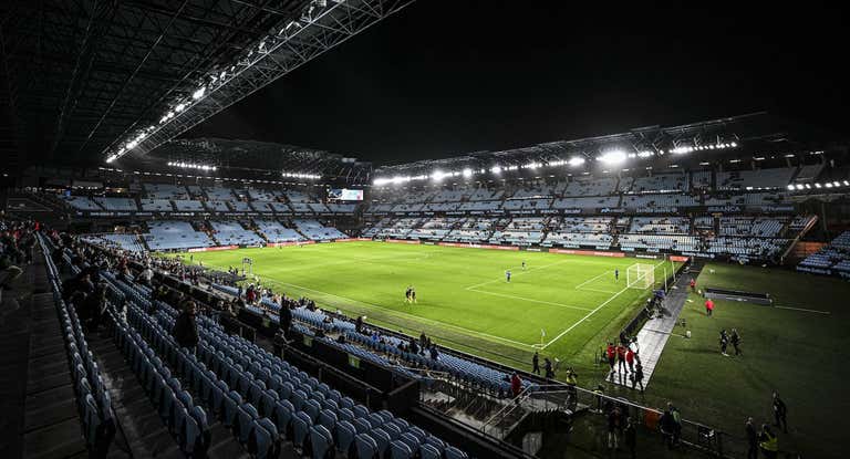 El estadio de Balaídos, en un partido esta temporada.