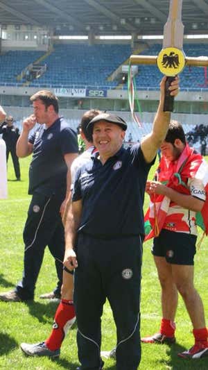 Un sentido agur a Axio, el hombre «apasionado» y «entregado« al rugby que enderezó el rumbo del Ordizia