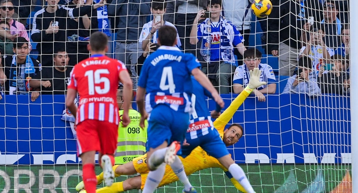 Oblak, en el partido ante el Espanyol.