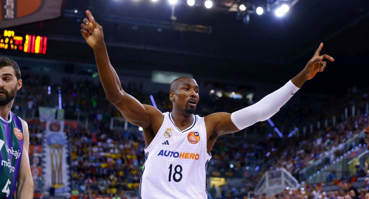 Serge Ibaka durante la final de Copa ante Unicaja.
