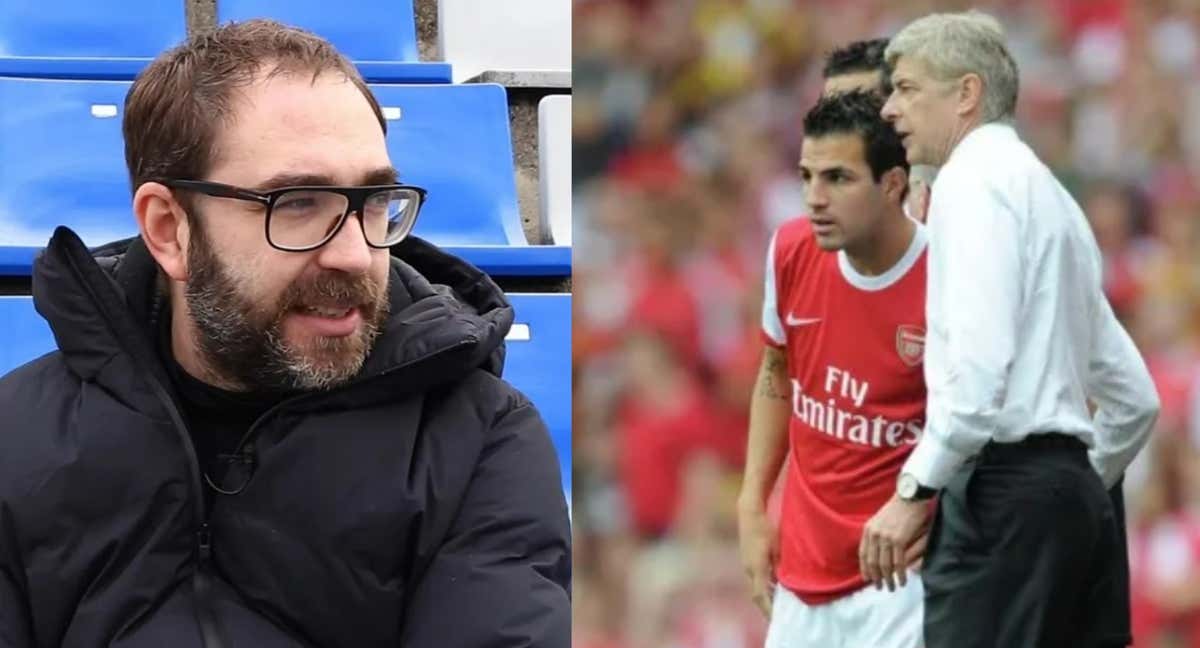 Axel Torres, a la izquierda, fue un referente para los aficionados del Arsenal en España.