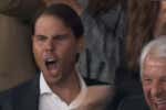 El gol de Rudiger saca la imagen más forofa del siempre correcto Rafa Nadal: «Más tenso de lo que nunca ha estado en Roland Garros»