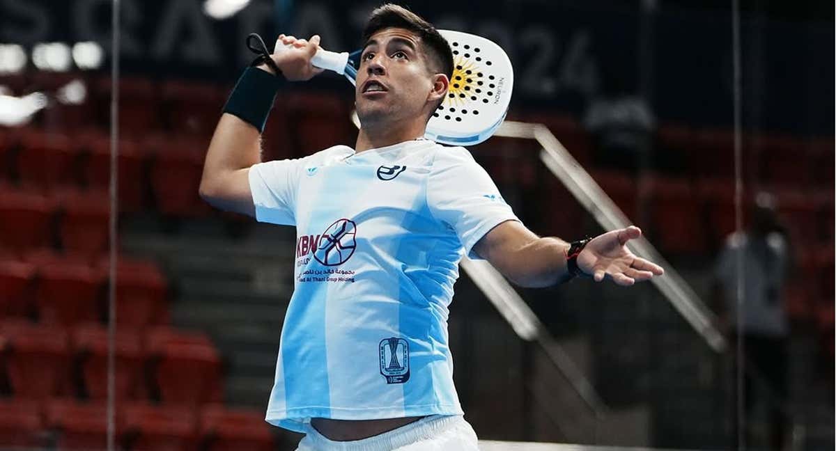 Fede Chingotto ha conquistado dos mundiales con Argentina en las ediciones de 2022 y 2024. /FIP