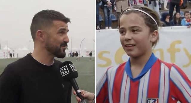 La lección de David Villa a su hijo Luca, que juega en el Atlético, para que tenga los pies en el suelo: “Es muy complicado. Si disfruta, da igual lo que pase en el futuro”