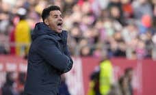 La 'masterclass' de Míchel tras los dos goles anulados por milímetros que meten al Girona en un lío: «No, no, no... 'asume tu error como yo asumo el mío'»