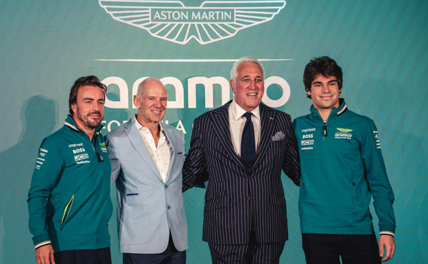 Adrian Newey, durante su presentación en Silverstone. ASTON MARTIN