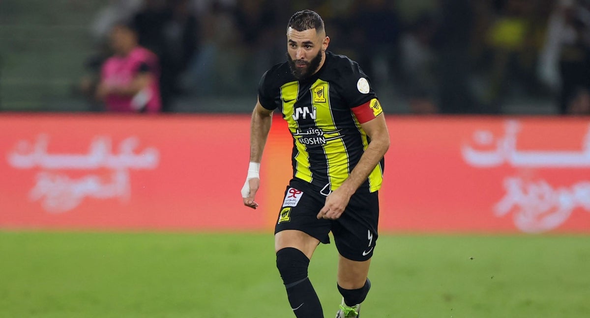 Benzema, con el Al Ittihad.