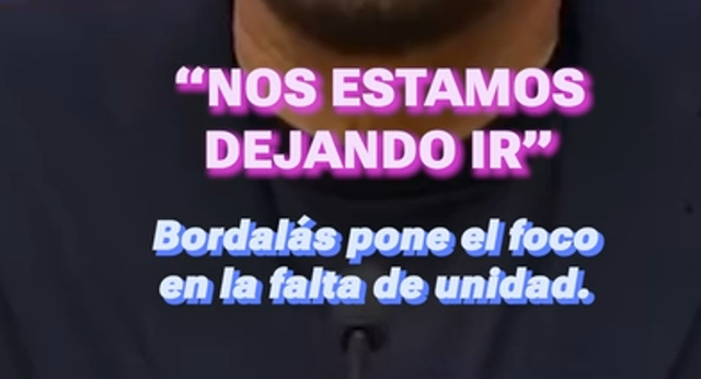 Bordalás criticó la falta de unidad y compromiso en los últimos partidos del Getafe.