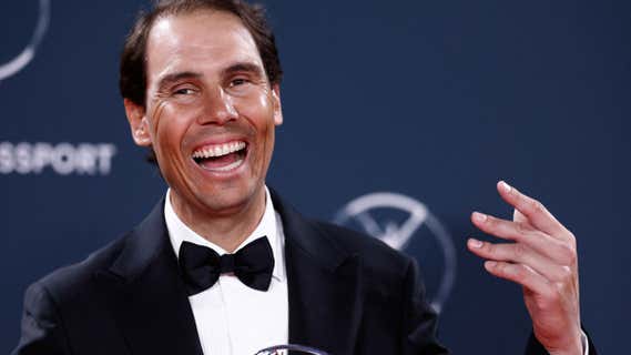 Nadal, en los premios Laureus 2025/REUTERS