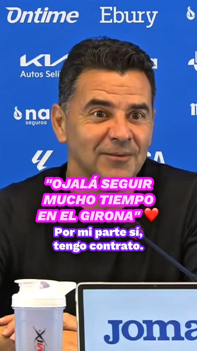 El técnico tiene contrato para el año que viene pero no sabe si seguirá.