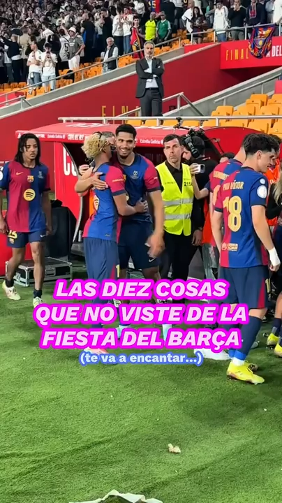 Diez detalles que quizás te perdiste de la celebración del Barça.
