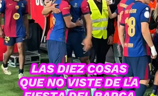 Diez detalles que quizás te perdiste de la celebración del Barça.