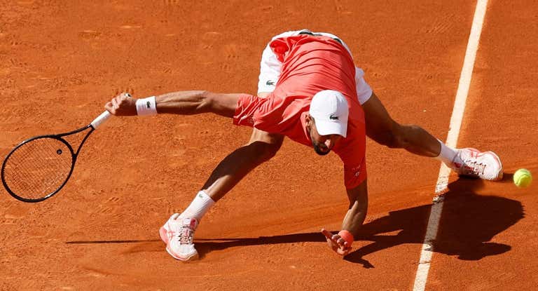 Novak Djokovic, durante el Mutua Madrid Open.