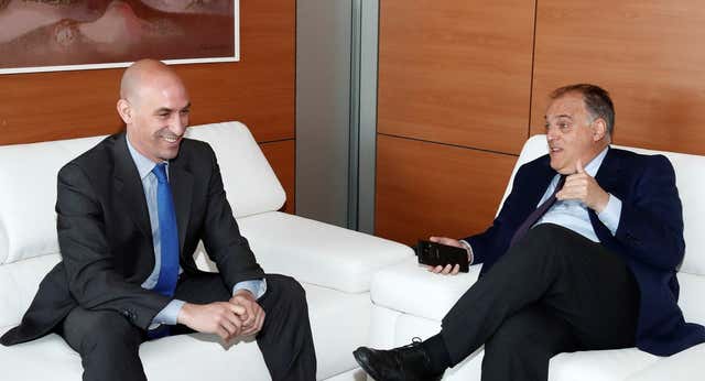 Rubiales denuncia a Tebas por «abuso de poder»