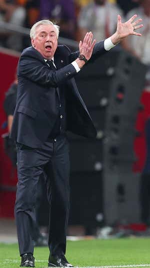 Carlo Ancelotti, en La Cartuja.  GETTY