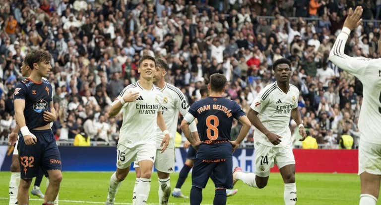 Arda Güler, en el Bernabéu.