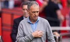 Joaquín Caparrós ya sí hace números para evitar el descenso... y reconoce qué sintió en el descuento: «Miedo no, 'cagaso'»
