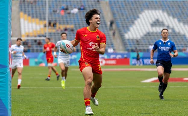 Rotunda victoria española ante Argentina (29-5) en semifinales.  Alex Ho