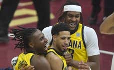 Tyrese Haliburton deja heridos de gravedad a los Cavs del 'español' Kenny Atkinson y manda un mensaje a todos sus rivales: “Sobrevalorad esto”