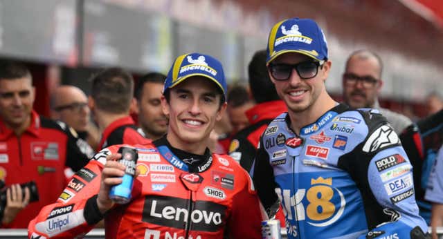 El último vacile del Gresini a Marc Márquez refleja la nube en la que se encuentra su hermano