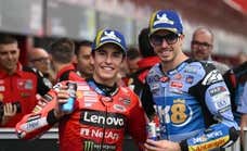 El último vacile del Gresini a Marc Márquez refleja la nube en la que se encuentra su hermano
