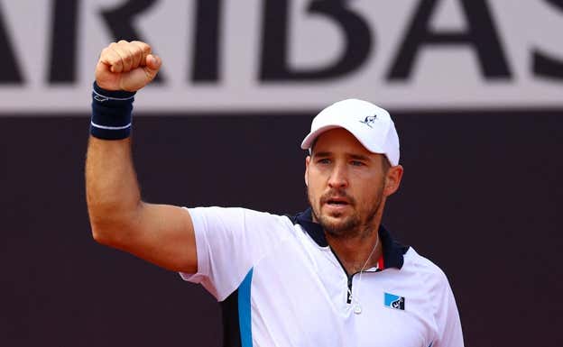 Dusan Lajovic en el Masters de Roma. REUTERS