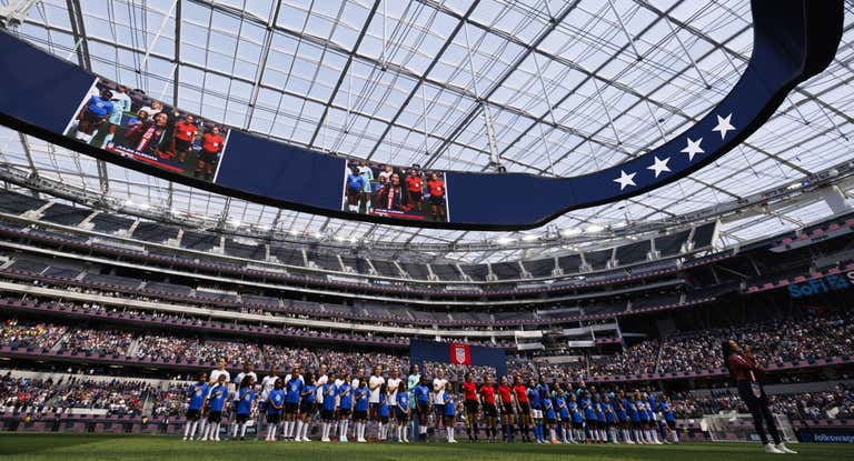 El estadio SoFi de Inglewood.