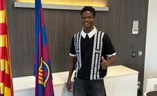 Baba Kourouma, la perla de la cantera del Barcelona, firma su contrato de renovación