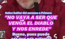 Calero pone los pies en la tierra a la hora de hablar del posible ascenso a Primera.