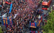Rúa del FC Barcelona campeón de Liga: cuándo es, horario y recorrido