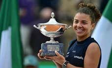 Jasmine Paolini rompe la sequía italiana en Roma de 40 años