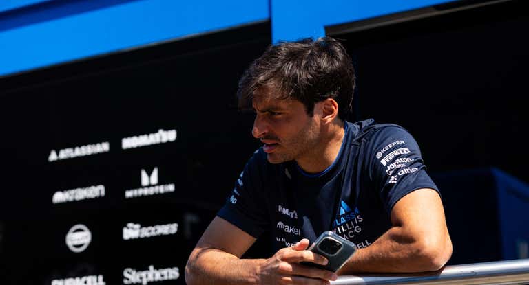 Carlos Sainz en Imola.