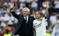 En la fiesta de Ancelotti, Luka Modric y Lucas... un recuerdo para Raúl y un aviso para Xabi Alonso