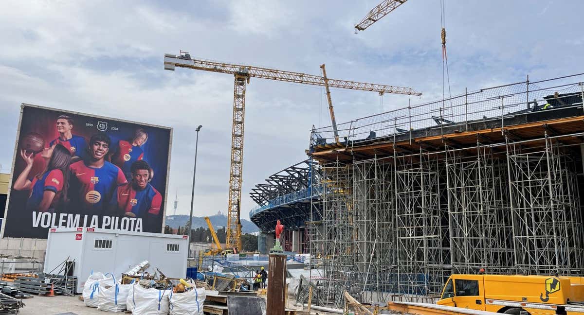 Imágenes recientes de los exteriores del Camp Nou. /GETTY